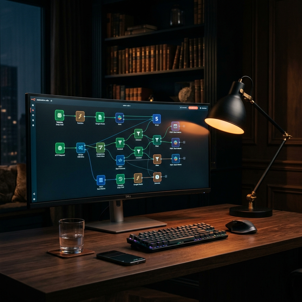 n8n Cinematic Workspace